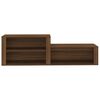 vidaXL Shoe Cabinet Brown Oak 150x35x45 cm Engineered Wood