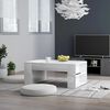 vidaXL Coffee Table High Gloss White 100x60x42 cm Engineered Wood