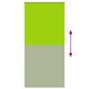 vidaXL Roller Blind Blackout Leaves Green 100x230 cm Fabric Width 95.7 cm Polyester