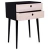 House Nordic Bedside Table Annelies Black and Natural