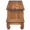 vidaXL TV Stand with Drawer Natural 110 x 35 x 40 cm Solid Teak Wood