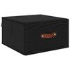 vidaXL Wall-mounted Bedside Cabinet 35 x 35 x 20 cm Engineered Wood
