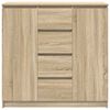 vidaXL Sideboard with Drawers Sonoma Oak 100.5x35x98.5 cm Engineered Wood