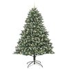 vidaXL Artificial Christmas Tree with 300 LEDs with Stand Green 240 cm