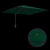 vidaXL Garden Parasol Green 248.5 x 247.5 x 160 cm Polyester and Steel