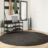 vidaXL Rug ISTAN High Pile Shiny Look Anthracite &Oslash; 200 cm