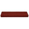 vidaXL Stair Mats Self-adhesive 5 pcs 65x21x4 cm Bordeaux Red Rectangular Edge
