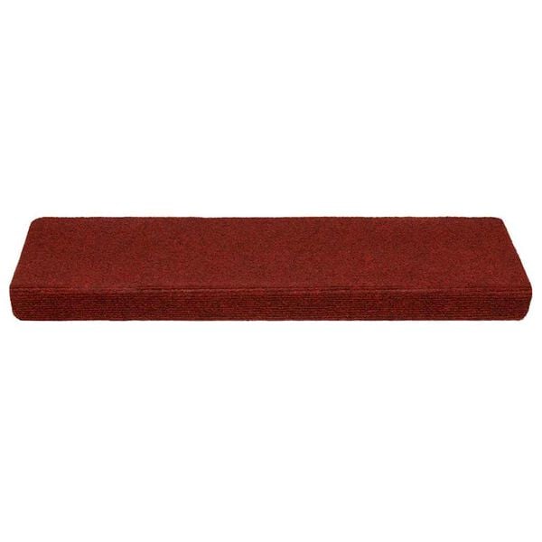 vidaXL Stair Mats Self-adhesive 5 pcs 65x21x4 cm Bordeaux Red Rectangular Edge