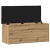 vidaXL Storage Bench Artisan Oak 102x42x45 cm Engineered Wood