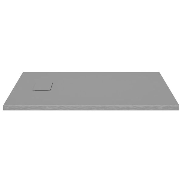 vidaXL Shower Base Tray SMC Grey 100x80 cm