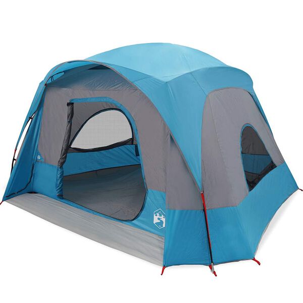 vidaXL Family Tent Cabin 6-Person Blue Waterproof