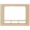vidaXL TV Cabinet Sonoma Oak 152x22x113 cm Engineered Wood