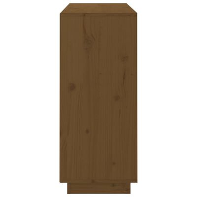 vidaXL Sideboard Honey Brown 104.5x34x80 cm Solid Wood Pine