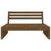 vidaXL Garden Middle Sofa Honey Brown 120x80 cm Solid Wood Pine