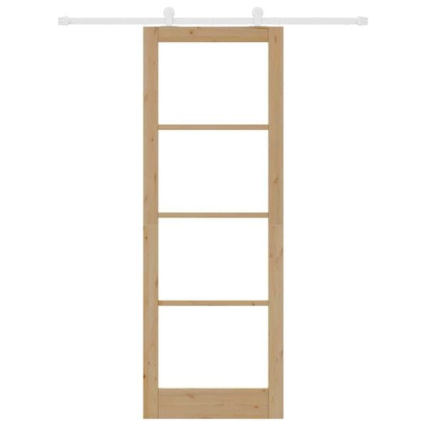 vidaXL Sliding Door ORKDAL Natural 83 x 232 cm
