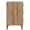 vidaXL Bedside Cabinet Artisan Oak 40 x 40.5 x 66 cm Engineered Wood