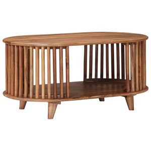 vidaXL Handmade Coffee Table Teak Brown 85 x 50 x 40 cm