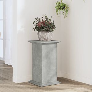 vidaXL Plant Stand Concrete Grey 33 x 33 x 60 cm Engineered wood