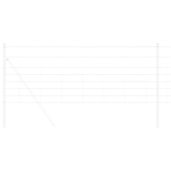 vidaXL Field Fence Silver 100 x 0.8 m Galvanised steel