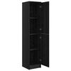 vidaXL Highboard Black oak 35 x 39 x 168 cm Engineered wood