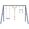 vidaXL Outdoor Swing Set with Swing, Trapeze, Ladder