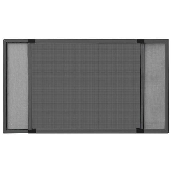 vidaXL Extendable Insect Screen for Windows Anthracite (100-193)x75 cm