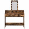 vidaXL Dressing Table Brown 100 x 41 x 140 cm Engineered Wood