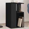 vidaXL Side Table Black 35x35x60 cm Engineered Wood