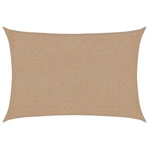 vidaXL Sunshade Sail 160 g/m&sup2; Taupe 2x2.5 m HDPE