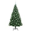 vidaXL Artificial Christmas Tree with 300 LEDs with Stand Green 180 cm