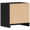 vidaXL Bedside Cabinet Black Oak 40x30x40 cm Engineered Wood
