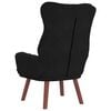 vidaXL Relaxing Chair Black 69 x 74 x 93 cm Velvet