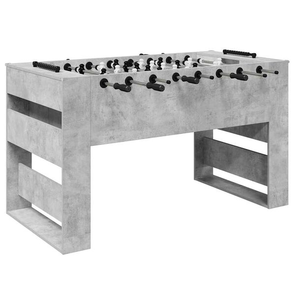 vidaXL Football Table 2 pcs Concrete Grey 146.5 x 74 x 85 cm