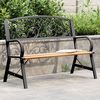 vidaXL Garden Bench 120 cm Wood