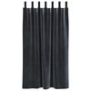 vidaXL Blackout Curtains 2 pcs Dark Grey 140 x 175 cm Velvet