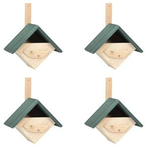 vidaXL Bird Houses 4 pcs 24x16x30 cm Firwood