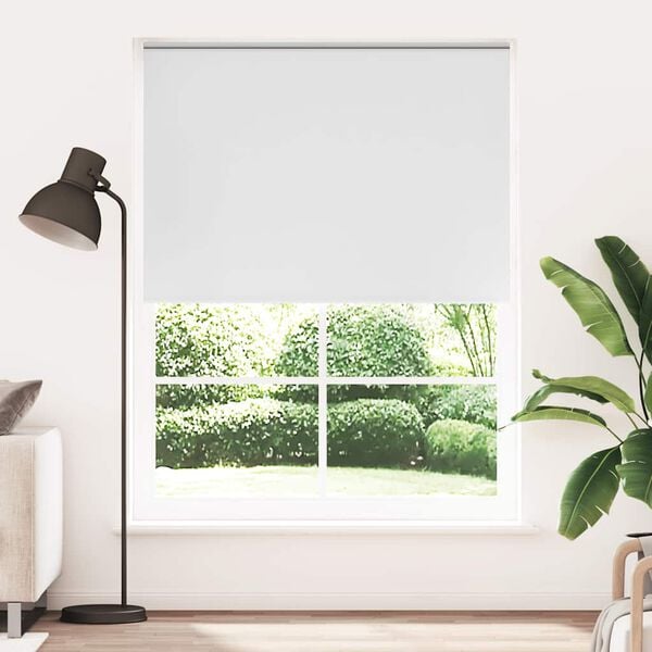vidaXL Roller Blind Blackout 140 x 230 cm White