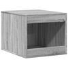 vidaXL Cat Litter Box Enclosure Grey Sonoma 47x59x42 cm Engineered Wood