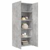 vidaXL Highboard Concrete Grey 80x42.5x185 cm Engineered Wood