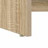 vidaXL Desk with Shelf Sonoma Oak 120.5 x 44 x 88.5 cm Engineered Wood