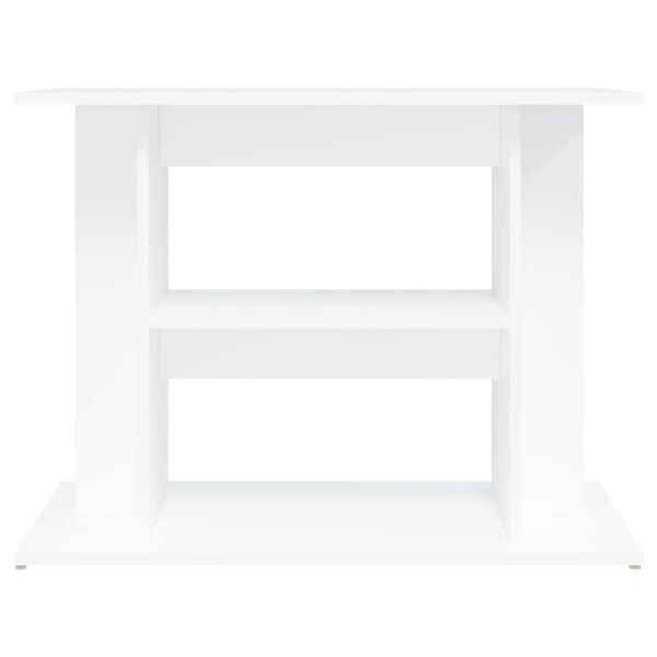 vidaXL Aquarium Stand White 80x35x60 cm Engineered Wood