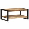 vidaXL Coffee Table 90x50x38 cm Solid Rough Wood Mango