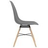 vidaXL Dining Chairs 6 pcs Grey PP