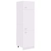vidaXL Refrigerator Cabinet Lyon White 60x57x207 cm Engineered Wood