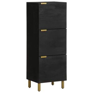 vidaXL Highboard Black 40x33x110 cm Engineered Wood