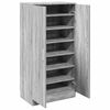 vidaXL Shoe Cabinet Grey Sonoma 55x35x108 cm Engineered Wood