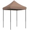 vidaXL Foldable Party Tent Pop-Up Brown 200x200x306 cm