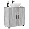 vidaXL Bathroom Cabinet with Storage Grey Sonoma 61 x 35 x 64 cm