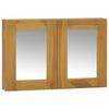 vidaXL Mirror Cabinet 60x10x40 cm Solid Wood Teak