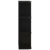 vidaXL Bathroom Mirror Cabinet Black 66x17x63 cm MDF